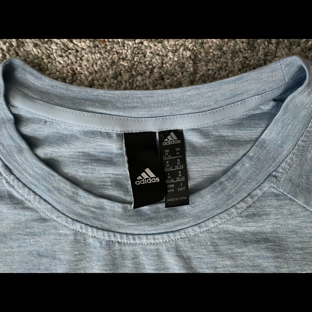 Adidas Womens Blue Top Size Medium
